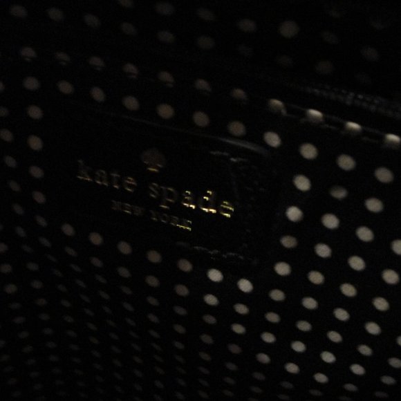 Kate Spade Black Leather Bow Handbag - Picture 4 of 9